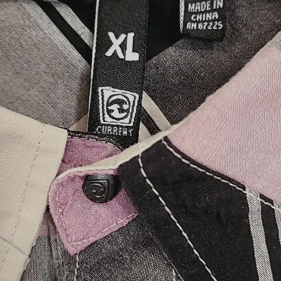 Ocean current Buffalo plaid button up - Picture 2 of 3